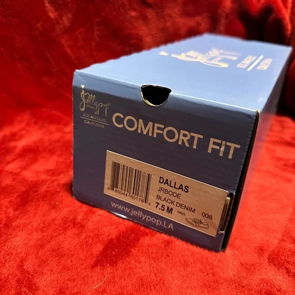 Jellypop Dallas sneakers Black Denim - Picture 2 of 4